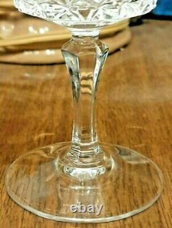 Set Of 6 Vintage Cristal D'Arques-Taill'e France Wine Glass Crystal Cut Genuine