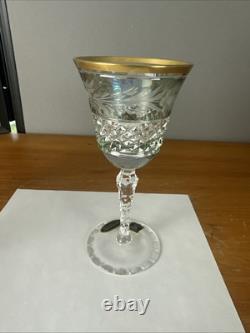 Set Of 6 Vintage Ebeling & Reuss Marchioness Wine Goblets Glasses 6 1/4 Rare