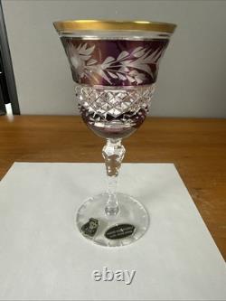 Set Of 6 Vintage Ebeling & Reuss Marchioness Wine Goblets Glasses 6 1/4 Rare