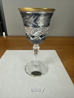 Set Of 6 Vintage Ebeling & Reuss Marchioness Wine Goblets Glasses 6 1/4 Rare