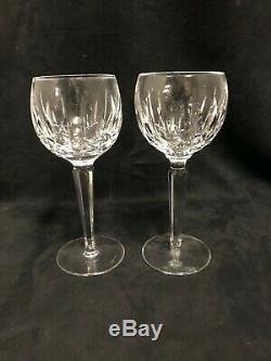 Set Of 6 Vintage Irish Waterford Kildare Wine/hock Glasses 7.5