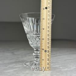 Set Of 6 Vintage WATERFORD Crystal TRAMORE Wine Water Goblets Glasses 5,5