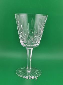 Set Of 6 Vintage Waterford Kylemore Crystal Claret Wine Glasses, 6 in high. VG