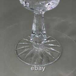 Set Of 7 Waterford Crystal Kenmare Claret Wine Glasses 6 Vintage Ireland