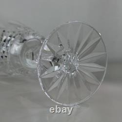 Set Of 7 Waterford Crystal Kenmare Claret Wine Glasses 6 Vintage Ireland