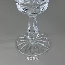Set Of 7 Waterford Crystal Kenmare Claret Wine Glasses 6 Vintage Ireland