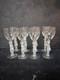 Set Of 8 Bacchus by France Frosted Glass Claret Wine Glass