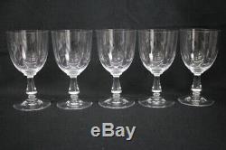 Set of 10 Vintage Angouleme by BACCARAT 6 1/2 Blown Glass Tall Water Goblets