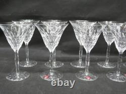 Set of 11 Vintage Orrefors Teardrop Crystal Wine Glasses 6 Signed