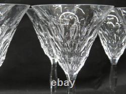 Set of 11 Vintage Orrefors Teardrop Crystal Wine Glasses 6 Signed