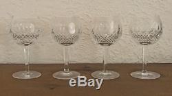 Set of 12X VINTAGE WATERFORD Irish Crystal COLLEEN Wine & Water glasses