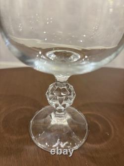 Set of 12- Claudia by Import Assoc. Water Goblet 6.5 Vintage MINT