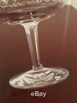 Set of 12 Vintage WATERFORD CRYSTAL Alana Champagne Wine Sherbet Glasses