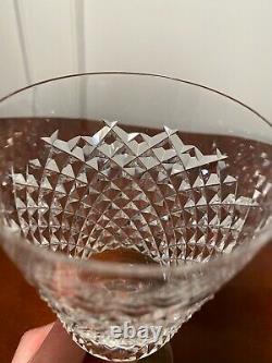 Set of 12 Vintage WATERFORD CRYSTAL Alana Water Wine Goblets Glasses 6-7/8
