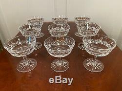 Set of 12 Vintage WATERFORD CRYSTAL Lismore Champagne Wine Sherbet Glasses