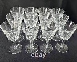 Set of 12 Vintage Waterford Lismore Wine Glasses 5 7/8 Ireland Matched Set