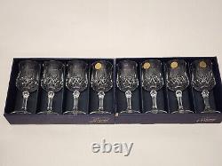 Set of 24 Cristal D'Arques France Longchamp Vintage Wine Champagne Glasses