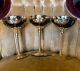 Set of 3 Vintage Venetian Libation Cups/Wine Glasses