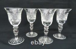 Set of 4 Grasmere by CUMBRIA Crystal, England 5 Sherry / Liquor Goblets