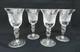 Set of 4 Grasmere by CUMBRIA Crystal, England 5 Sherry / Liquor Goblets