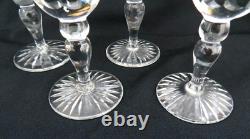 Set of 4 Grasmere by CUMBRIA Crystal, England 5 Sherry / Liquor Goblets