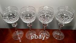 Set of 4 Vintage WATERFORD CRYSTAL Castletown Wine Hocks Goblets/Glasses IRELAND