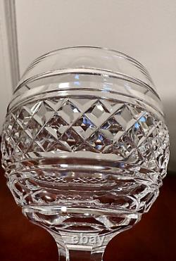 Set of 4 Vintage WATERFORD CRYSTAL Castletown Wine Hocks Goblets/Glasses IRELAND