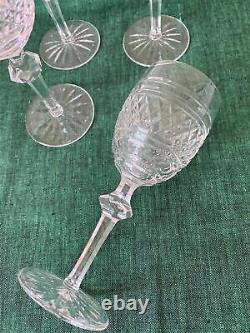 Set of 4 Vintage Waterford Crystal CASTLETOWN White Wine Glasses