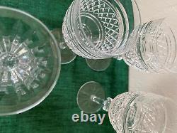 Set of 4 Vintage Waterford Crystal CASTLETOWN White Wine Glasses