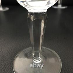 Set of 4 Vintage Waterford Crystal Kildare Claret Wine Goblets Glasses 6.5 H