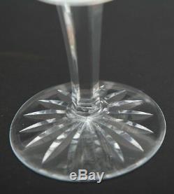 Set of 4 Vintage Waterford Cut Crystal Lismore Water Goblets Wine Hock Stemware