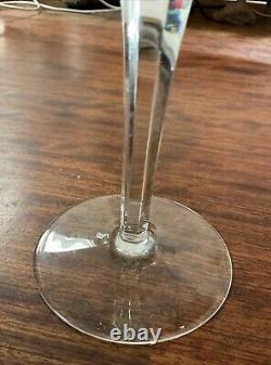 Set of 4 Vintage Wedgwood Waterford Crown Emerald Green Wine Hock Glasses