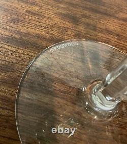 Set of 4 Vintage Wedgwood Waterford Crown Emerald Green Wine Hock Glasses