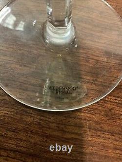 Set of 4 Vintage Wedgwood Waterford Crown Emerald Green Wine Hock Glasses