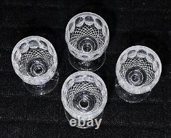 Set of 4 Waterford Colleen Short Stem Water Goblets 5 1/4- Exquisite Vintage
