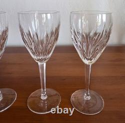 Set of 4 Waterford Crystal CARINA Vintage Water/Wine Glasses 7 7/8 EUC