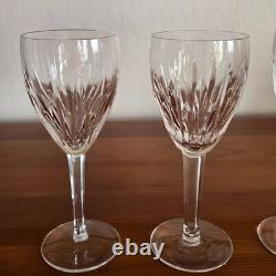 Set of 4 Waterford Crystal CARINA Vintage Water/Wine Glasses 7 7/8 EUC