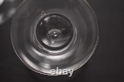 Set of 5 Vintage Steuben Teardrop Glass Cocktail Glasses Wine goblets Air Bubble