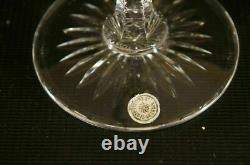 Set of 5 Vintage VAL ST LAMBERT Richepin Cut to Clear Crystal Wine Water Goblet