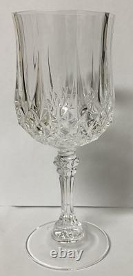 (Set of 6) Cristal D'Arques Longchamp Crystal Wine Glasses 6.25 oz New in Box