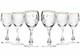 Set of 6 Neman Glassworks, 10-Oz Vintage Russian Crystal Wine Glasses Goblets
