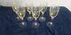 Set of 6 Vintage Cambridge Apple Blossom Yellow wine Glasses