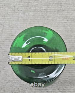 Set of 6 Vintage Carlos Moretti 6.5 Green Cased Water Wine Goblets