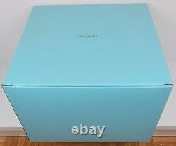 Set of 6 Vintage Tiffany & Co White Wine Crystal Glasses in Box Made in Italy