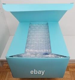 Set of 6 Vintage Tiffany & Co White Wine Crystal Glasses in Box Made in Italy