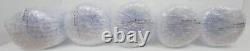 Set of 6 Vintage Tiffany & Co White Wine Crystal Glasses in Box Made in Italy