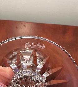 Set of 6 Vintage WATERFORD CRYSTAL Kenmare 6 Claret Wine Glasses IRELAND