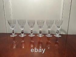 Set of 6 Vintage WATERFORD CRYSTAL Kenmare 6 Claret Wine Glasses IRELAND