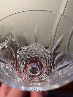 Set of 6 Vintage WATERFORD CRYSTAL Kenmare 6 Claret Wine Glasses IRELAND