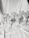 Set of 6 Vintage Waterford Crystal Clare Wine Hock Glasses 7-3/8 Fine Stemware